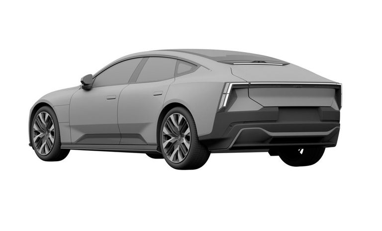 The final design of the upcoming Polestar 5 electric sports saloon has been outed in a series of renders submitted to the European Intellectual Property Office (EUIPO).