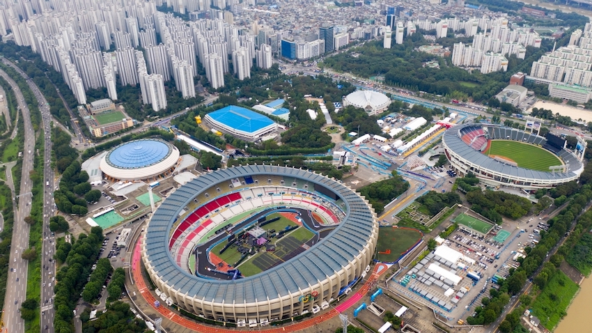 Seoul FE circuit in the Jamsil Sports Stadium