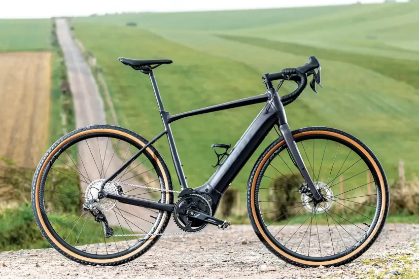 The Revolt E+ is Giant’s entry into the fast-growing electric gravel bike category.