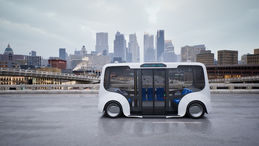 Autonomous electric bus