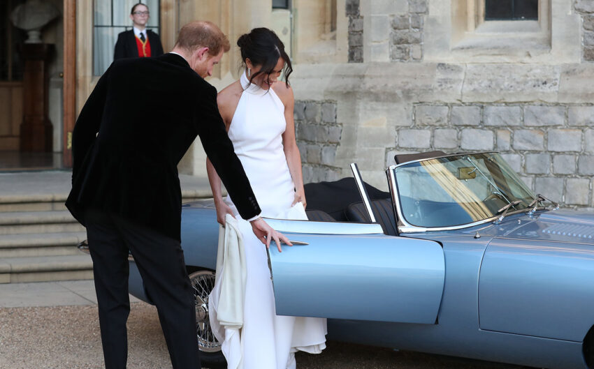Prince Harry and Megan's electric Jaguar E Type