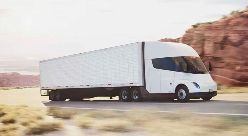 The 500 miles (804 km) range of upcoming Tesla Semi Class 8 electric semi range has been tested in real-world tests.