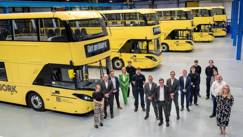 Greater Manchester's first Bee Network buses handed over ahead of September launch