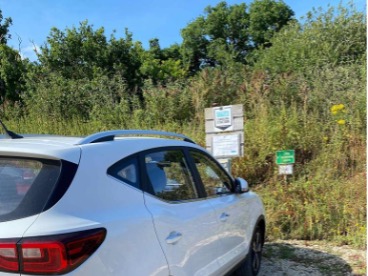 Charging at the Knepp Estate. Image courtesy of Zapmap user PeteH13.