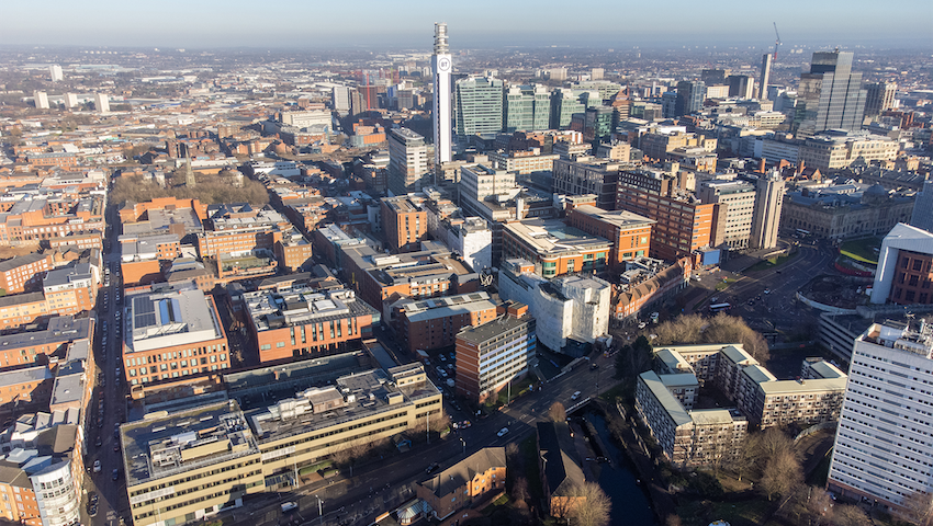 University College Birmingham Aerial