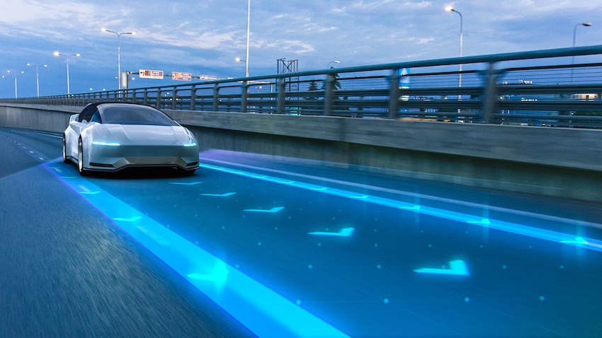 autonomous vehicle car driving