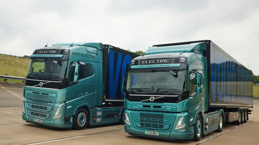 Volvo Trucks has become the first HGV manufacturer in the UK to have four different models of low emission vehicle approved for the government’s plug-in grant of up to £25,000 on new registrations.