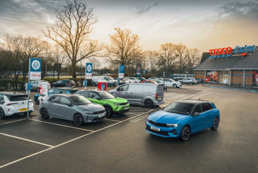 The number of supermarkets offering EV charging has soared by 59% in the last year according to new data.