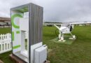 Aerovolt has unveiled the world's first public charging network for electric planes as aviation industry looks to develop clean-flying aircraft