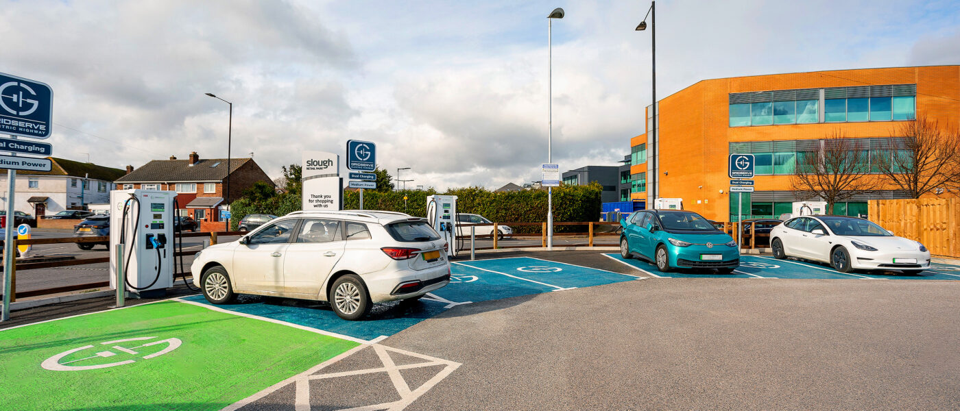 Gridserve has expanded its network of public chargers with a new rapid-charging retail hub in Slough.