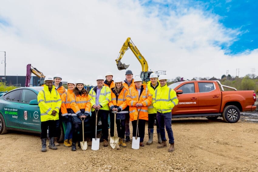 Gridserve has begun construction on its latest EV charging superhub, near Markham Vale in Derbyshire.