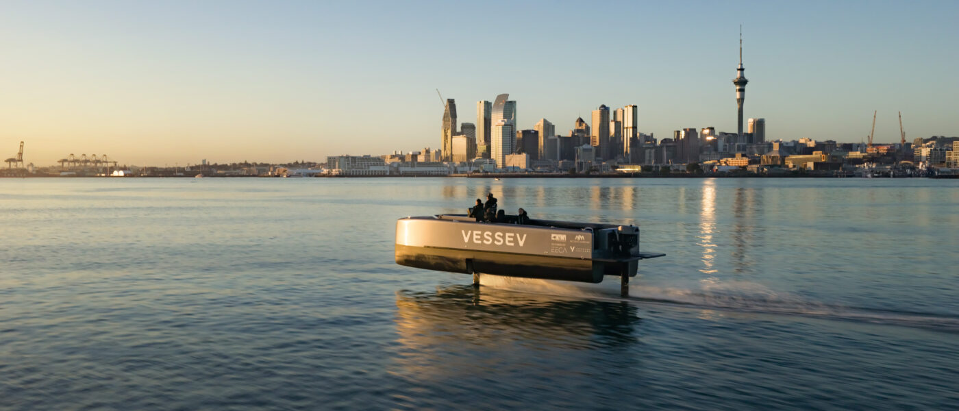 A New Zealand ferry operator is to become the first in the world to operate a fully electric hydrofoil vessel for tourist trips later this year.