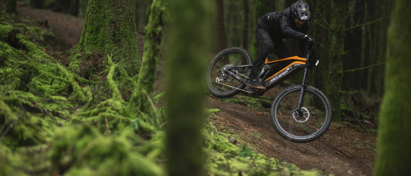 Supercar specialist McLaren has entered the world of two-wheel performance with the launch of a new range of electric mountain bikes.
