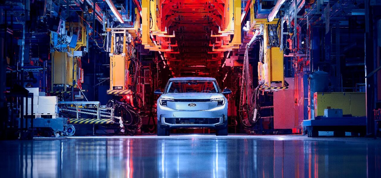 Ford has begun mass production of its new Explorer EV in Europe.