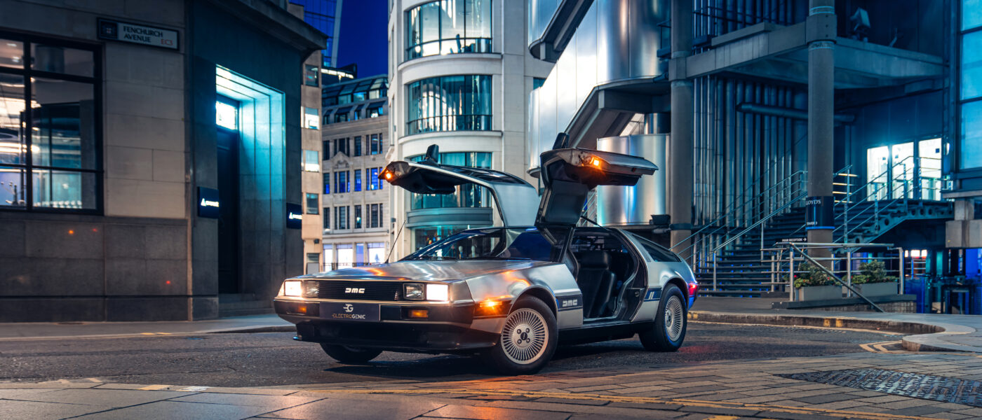 EV technology specialist Electrogenic has launched a new ‘drop in’ kit to convert the iconic Delorean DMC-12 to electric power.