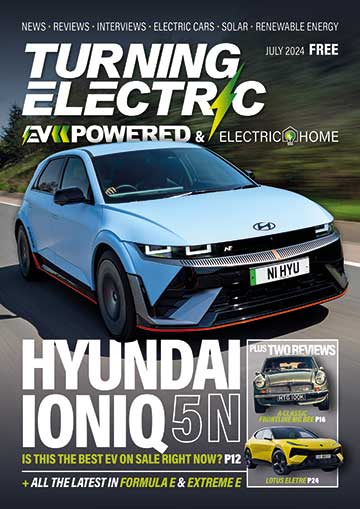 The July edition of EV Powered magazine Turning Electric