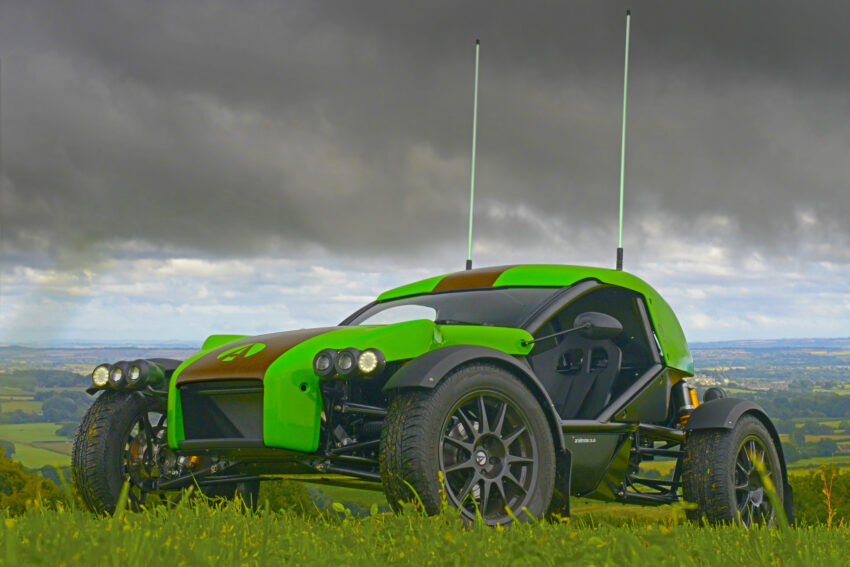 Ariel, the British firm behind extreme lightweight cars such as the Atom and Nomad, has given a glimpse of its plans for an all-electric model with the e-Nomad.