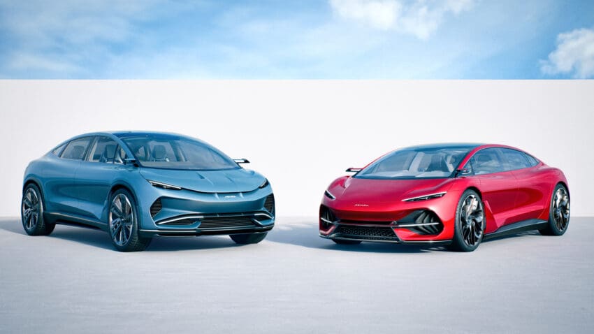 Italian luxury EV brand Aehra has revealed the names of its first two models.