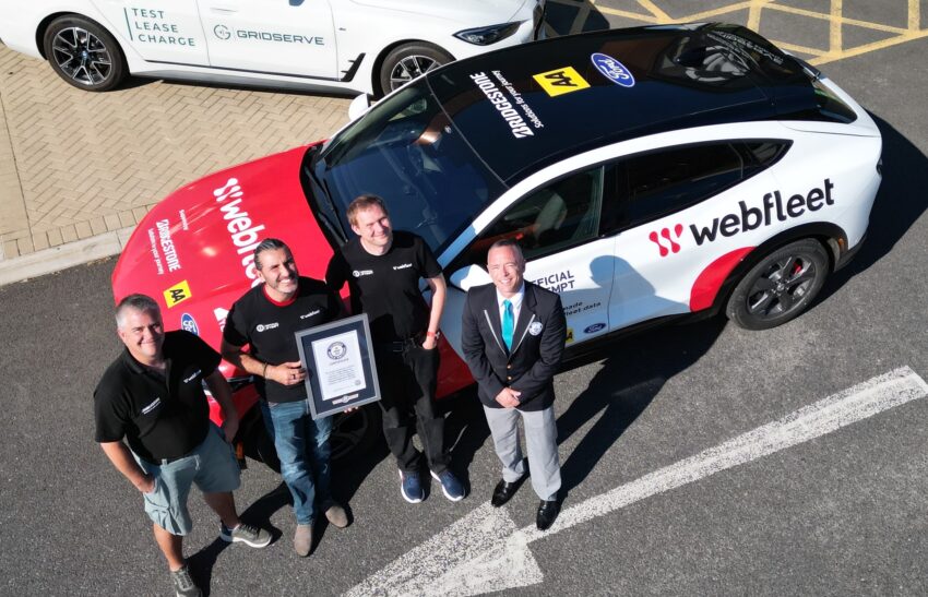 The Guinness World Record for the longest journey by electric car has been smashed by a team from the UK.