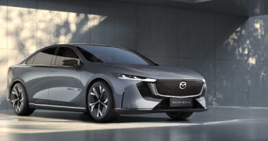 Mazda has revealed that its EZ-6 all-electric saloon will be released in Europe later this year.