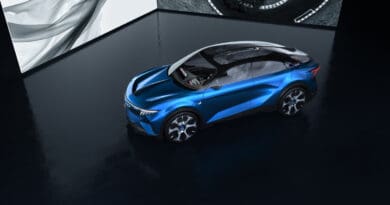 Alpine has shared images of its A390 Beta concept car ahead of the production vehicle’s arrival in 2025.