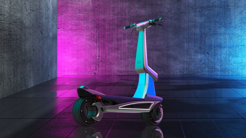 Electric scooter company EKruzer has revealed what may well be the worst idea in mobility history in the shape of the EKruzer #1.