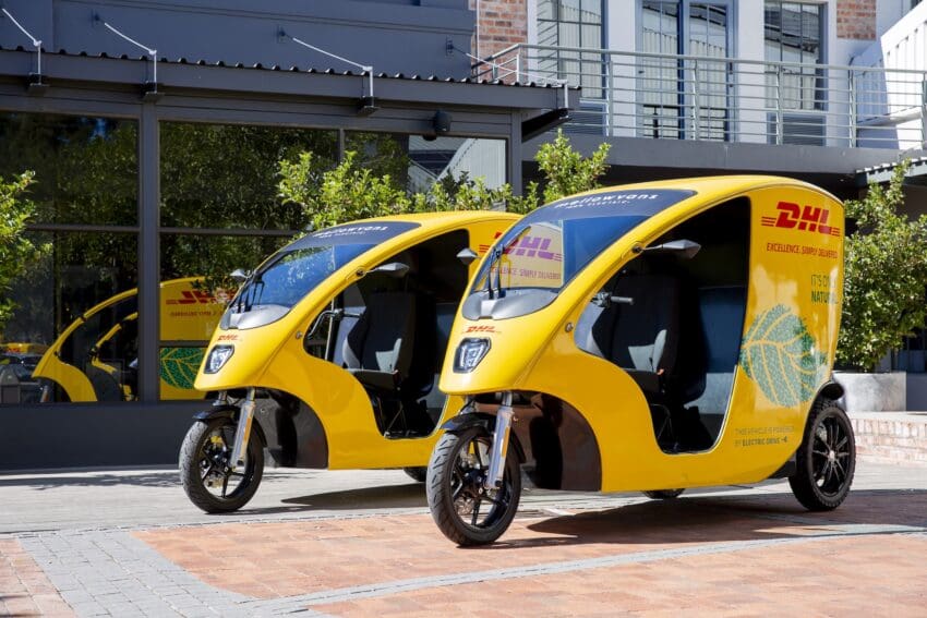 MellowVans with DHL branding