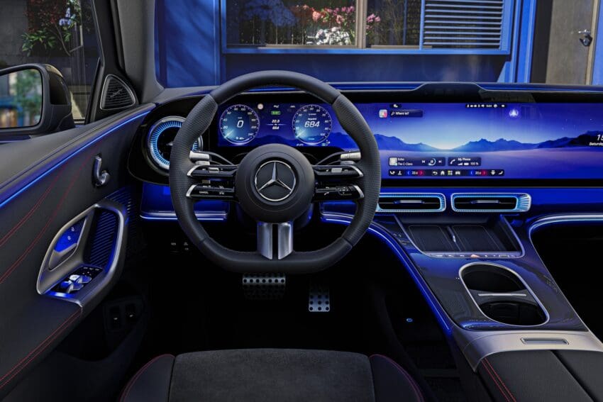 Mercedes C-Class EV interior MBUX Hyperscreen