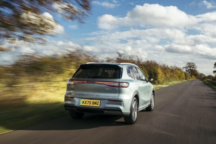 Geely EX5 review driving image