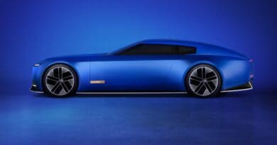 Jaguar Type 00 electric GT side profile