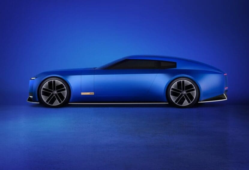 Jaguar Type 00 electric GT side profile