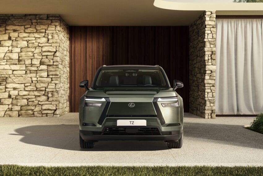 Lexus TZ SUV electric front view