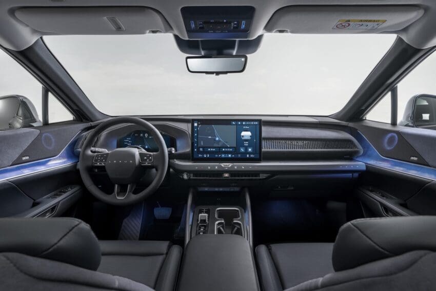 Lexus TZ SUV electric interior