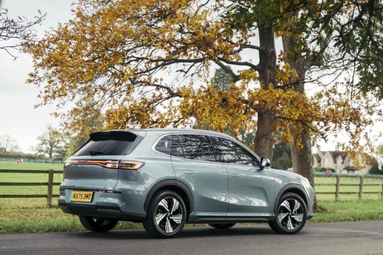 Geely EX5 rear view