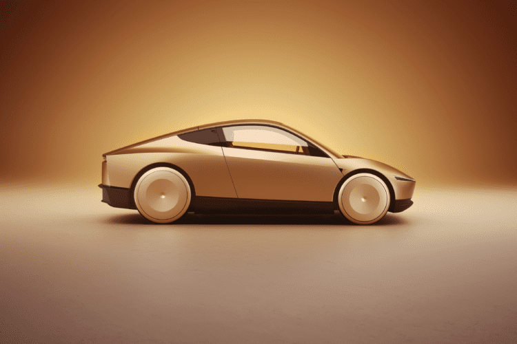 Tesla Cybercab side view