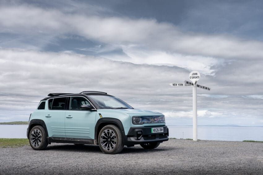 Renault 4 completes solar-powered run from Land’s End to John o’ Groats