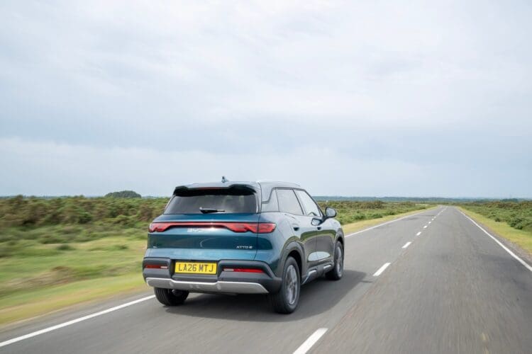 BYD Atto 2 DM-i review driving image