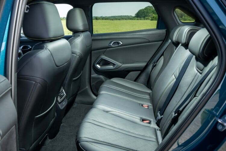 BYD Atto 2 DM-i rear seats