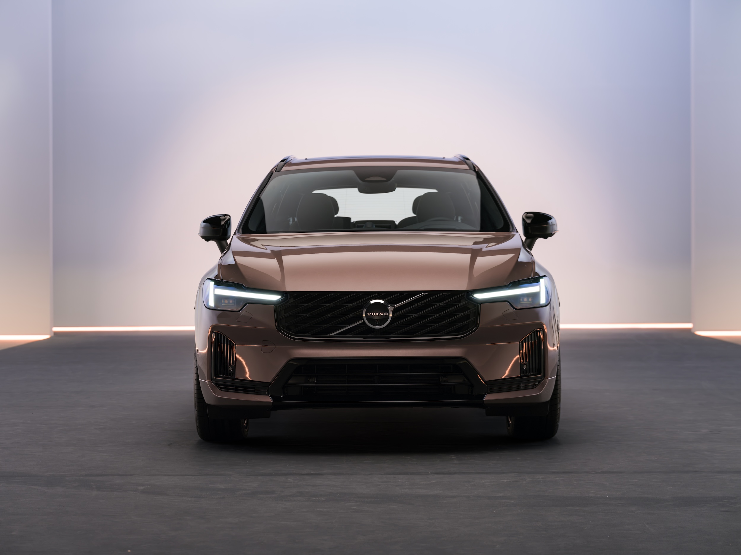 Everything from the new XC60's A-pillar forward is new 